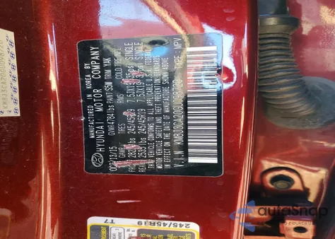 2016 Hyundai Tucson Limited z USA, uszkodzony, nr VIN KM8J3CA20GU098720